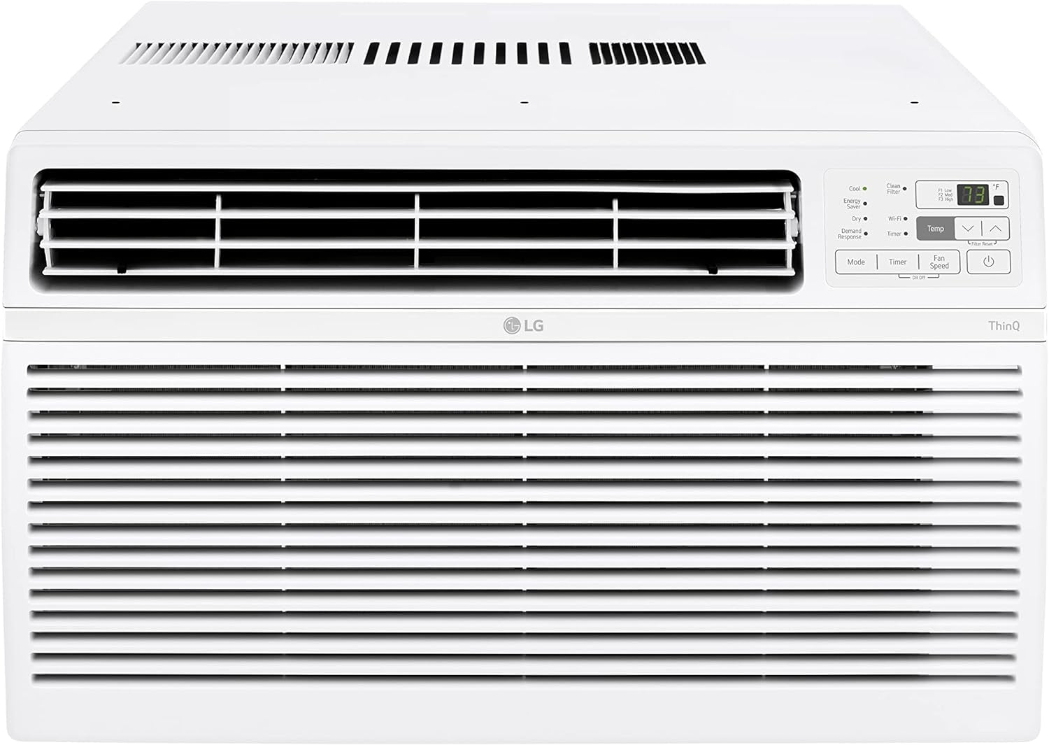 LG 14000 BTU Window Air Conditioners [2023 New] Remote Control Wifi Enabled App Ultra-Quiet Washable Filter Cools 800Sq.Ft for Large Room AC Unit Air Conditioner Easy Install White LW1521ERSM1
